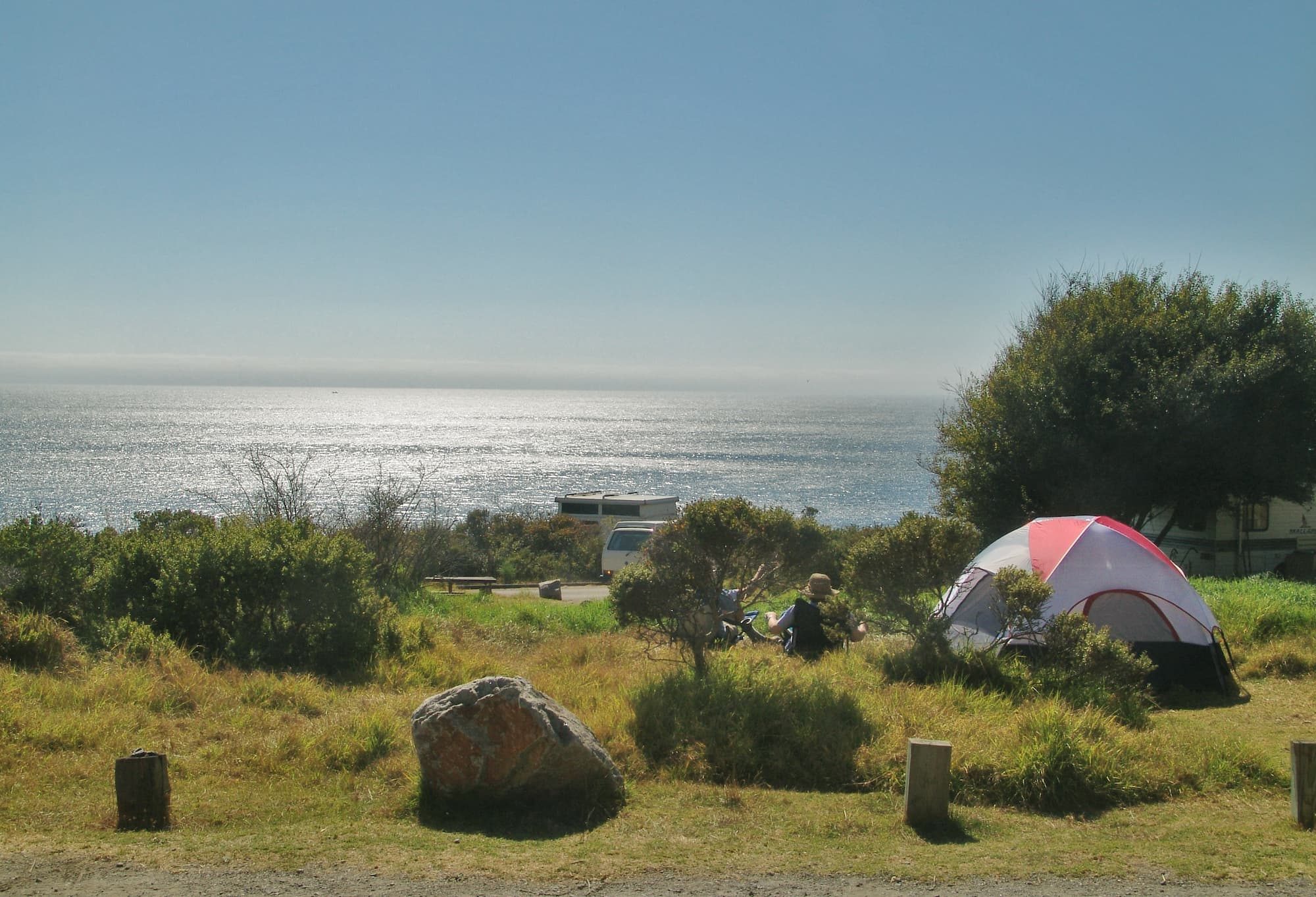 campground with view of ocean