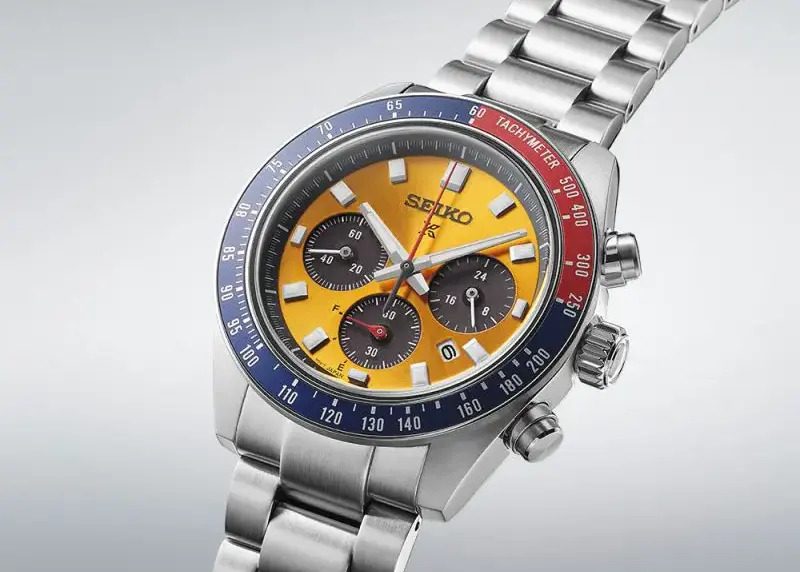 Seiko Pogue Solar Chronograph watch