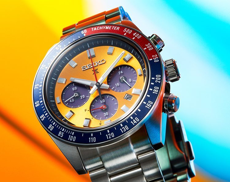 Seiko Pogue Solar Chronograph watch