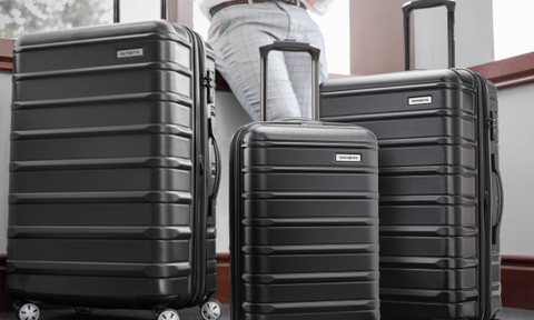 Samsonite Omni 2 hardshell 3-piece luggage set prime day deal