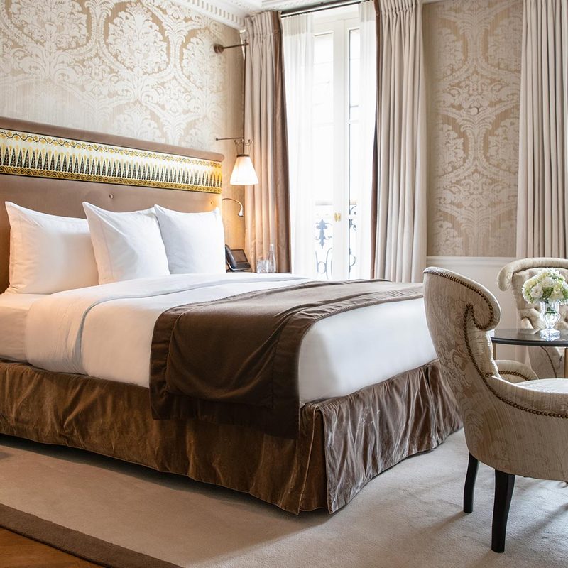 Room at La Reserve Paris hotel