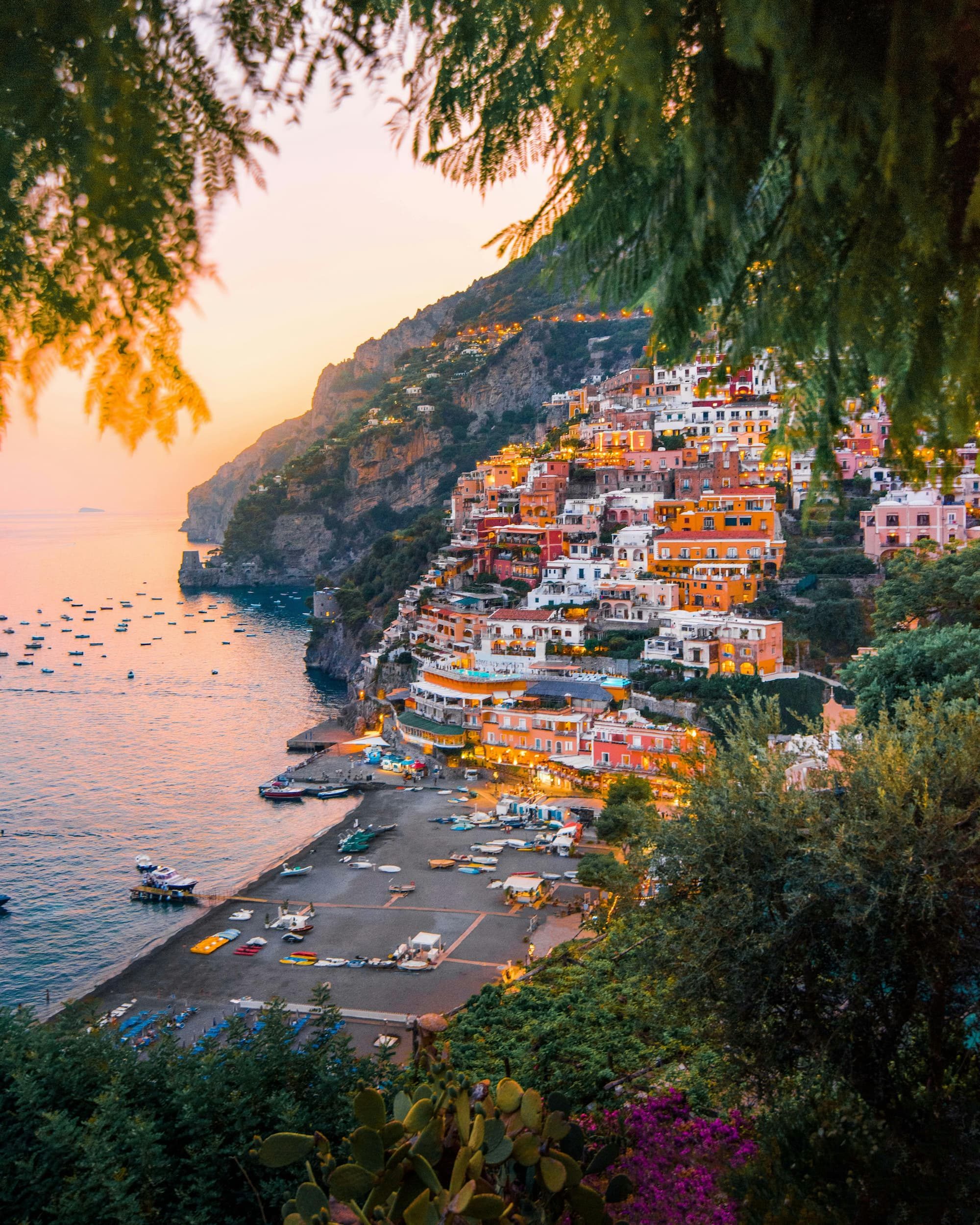 colorful buildings on a hill