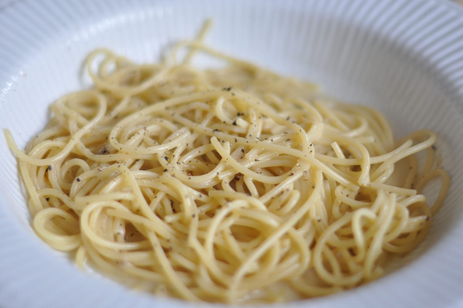 Cacio e pepe.