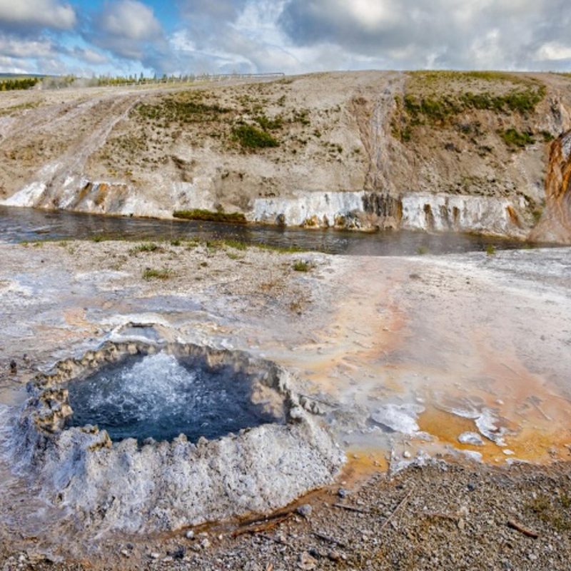 Charles “Chas” Glatzer photo of Chinese Spring and Firehole River