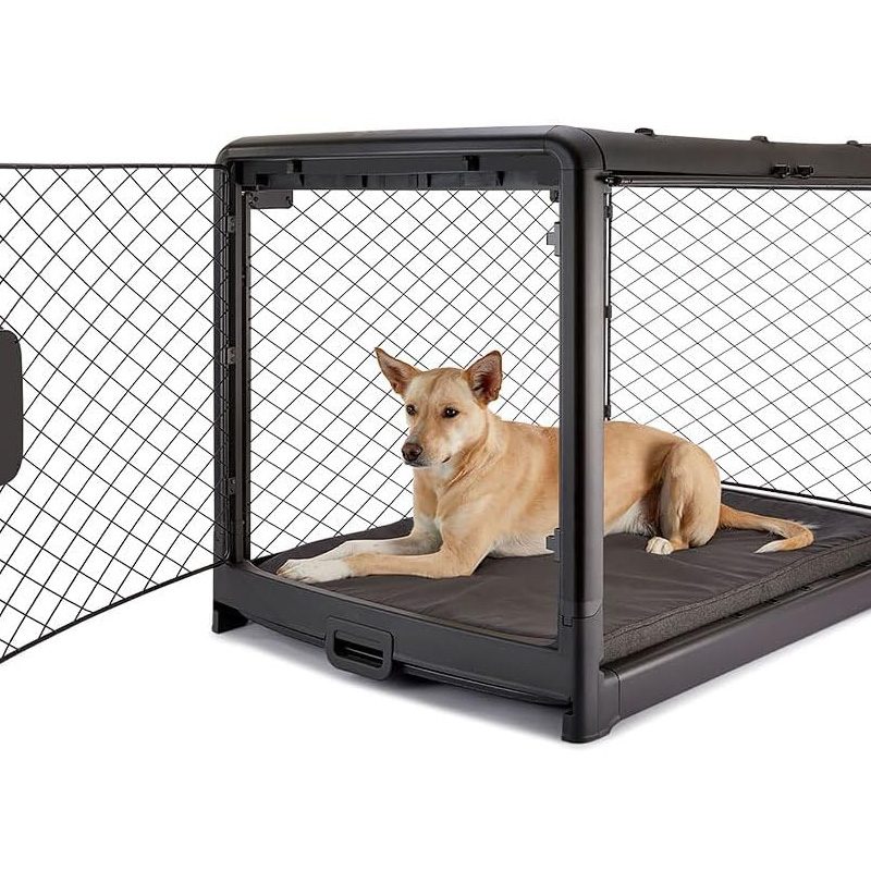 Diggs Revol Collapsible/Portable Dog Crate isolated on a plain white background