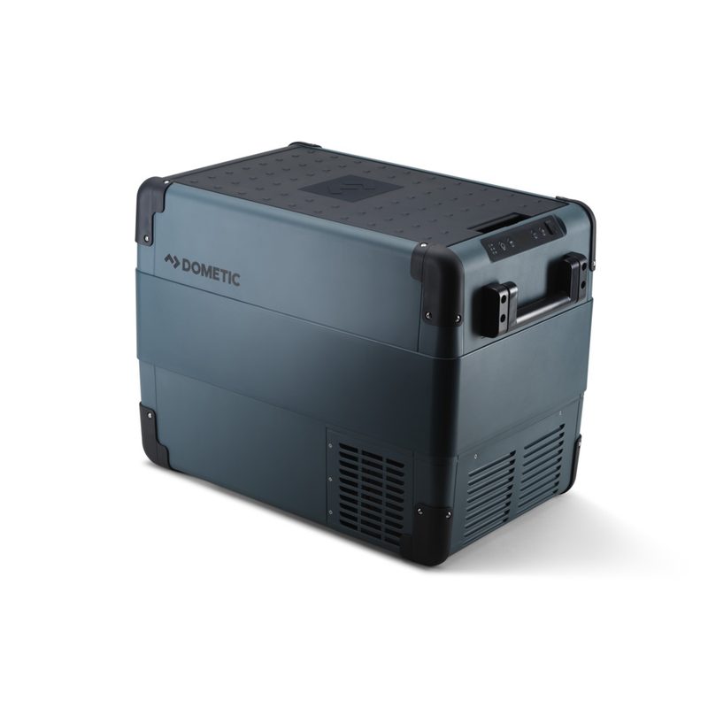 Dometic CFX2 45 Electric Cooler / Portable Fridge isolated on a plain white background.
