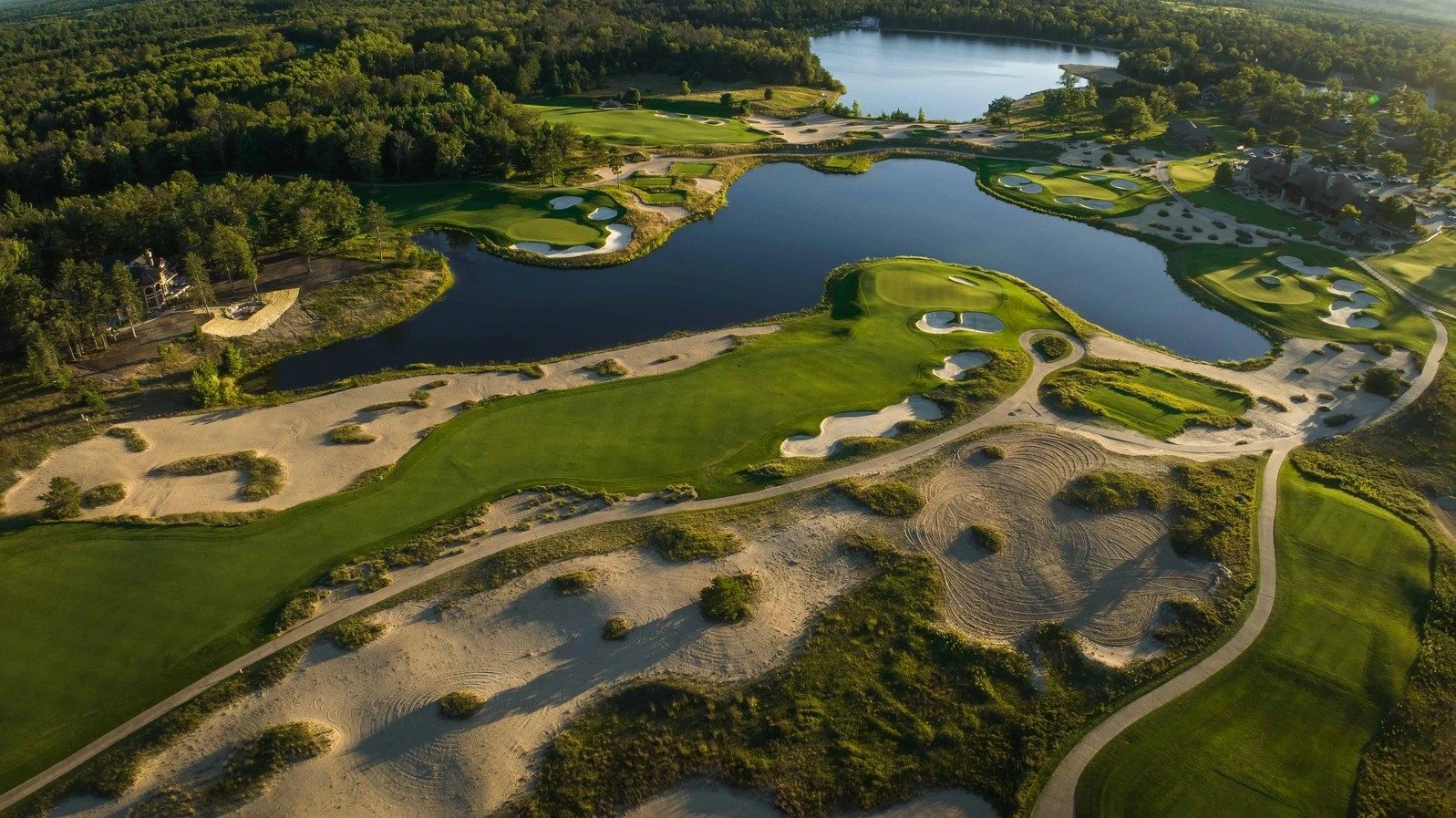 Golf course at Forest Dunes Golf Club.