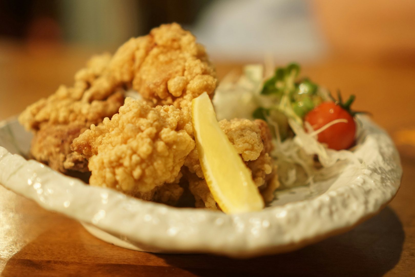 karaage on plate