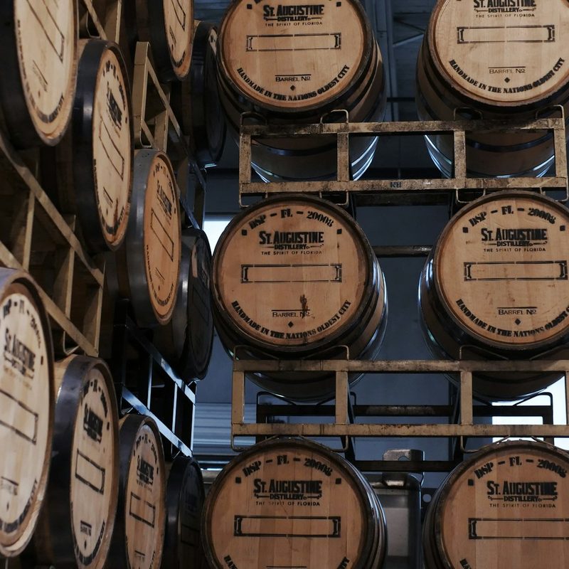 Whiskey barrels