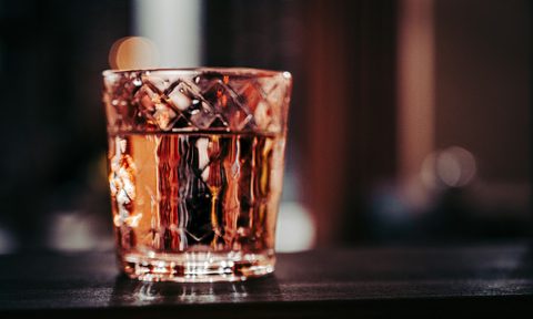 Whiskey in a glass