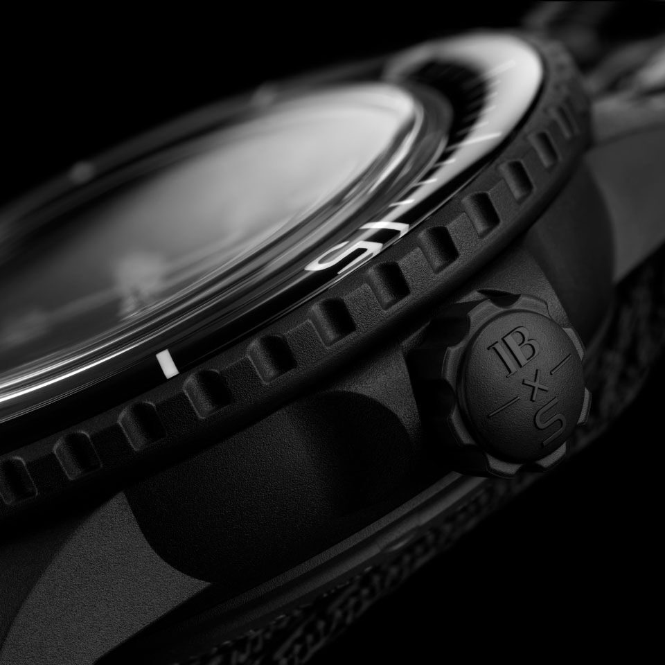 Swatch Bioceramic Scuba Fifty Fathoms "Ocean of Storms" dial