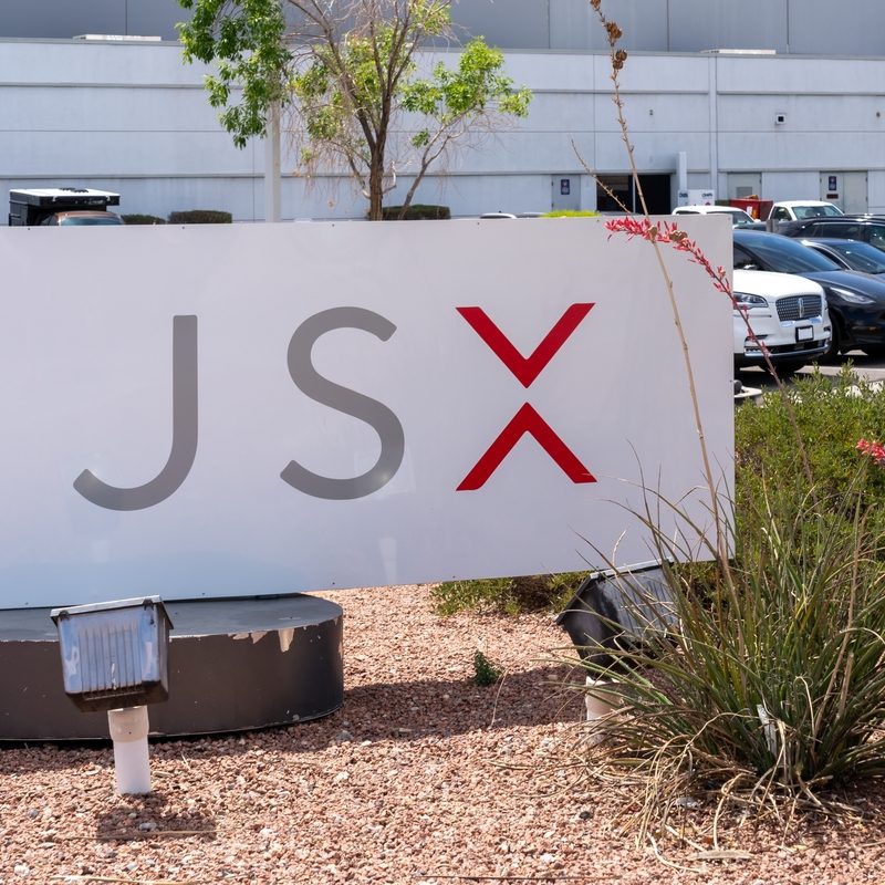 JSX airlines sign