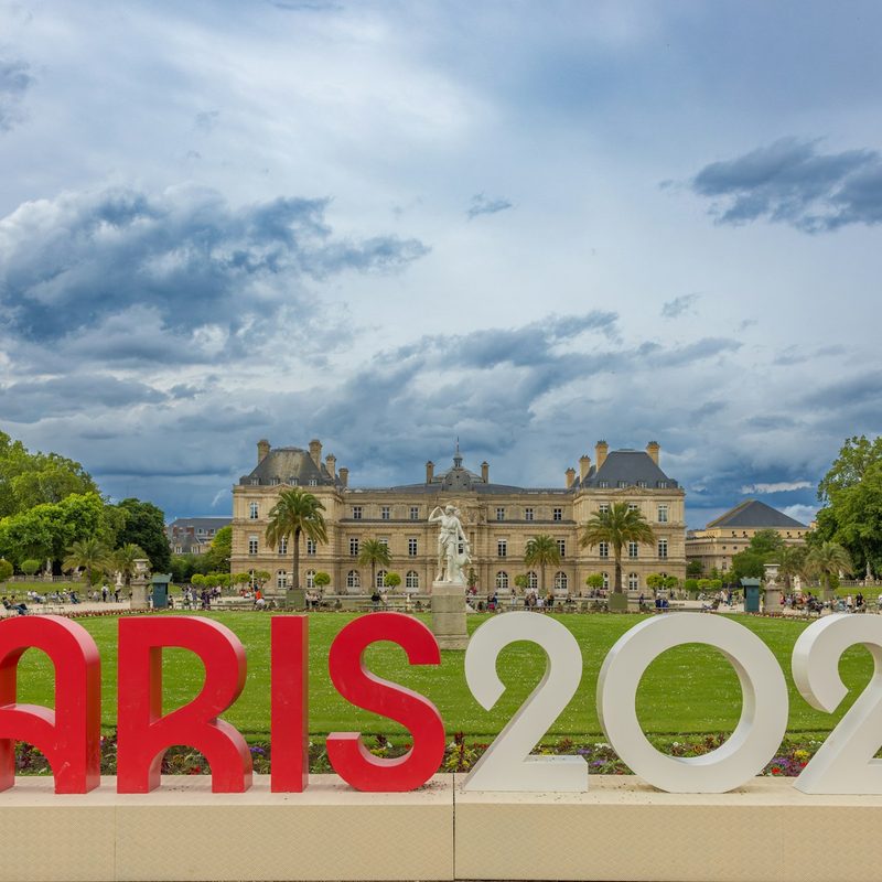 Paris 2024 sign in Paris