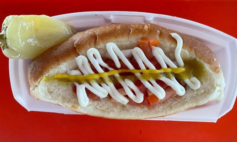 Sonoran hot dog
