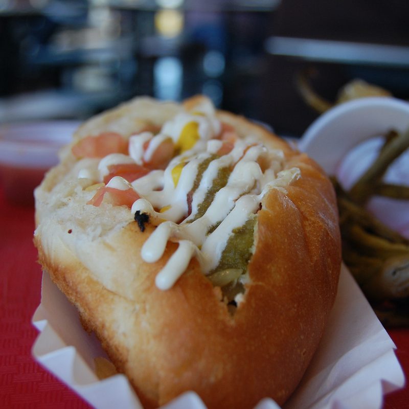 Sonoran hot dog