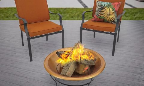29 inch copper fire pit from National Tree Company