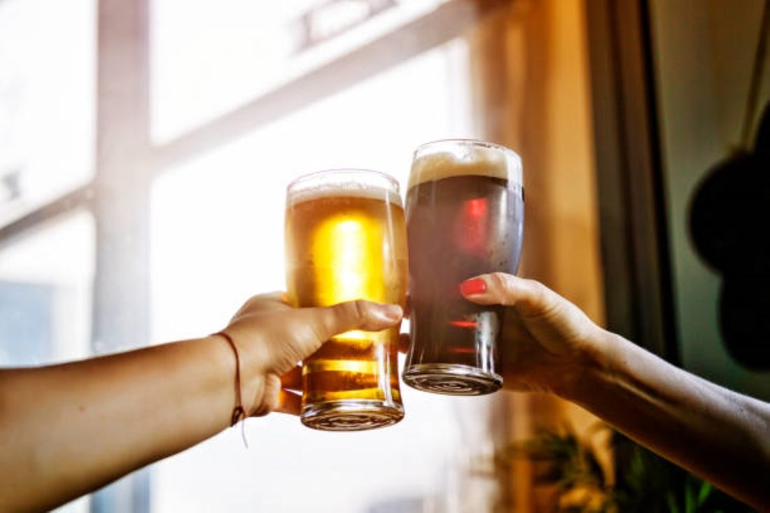 Cheers two beers