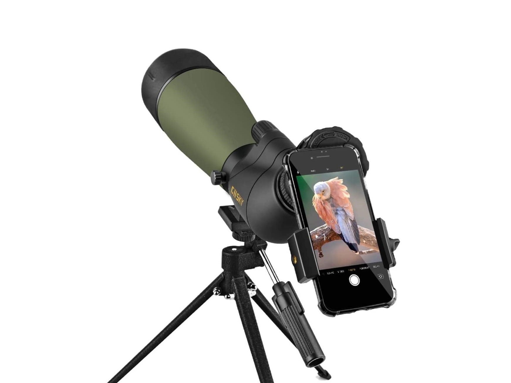 Gosky spotting scope deal with phone holder included