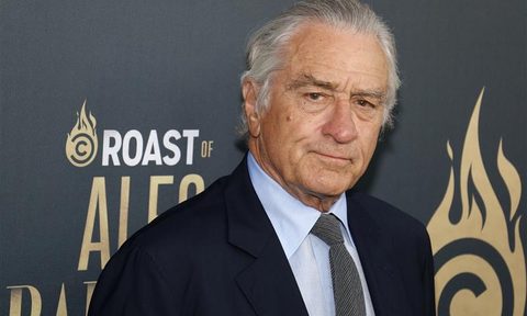 Robert De Niro on the red carpet at a Comedy Central roast.