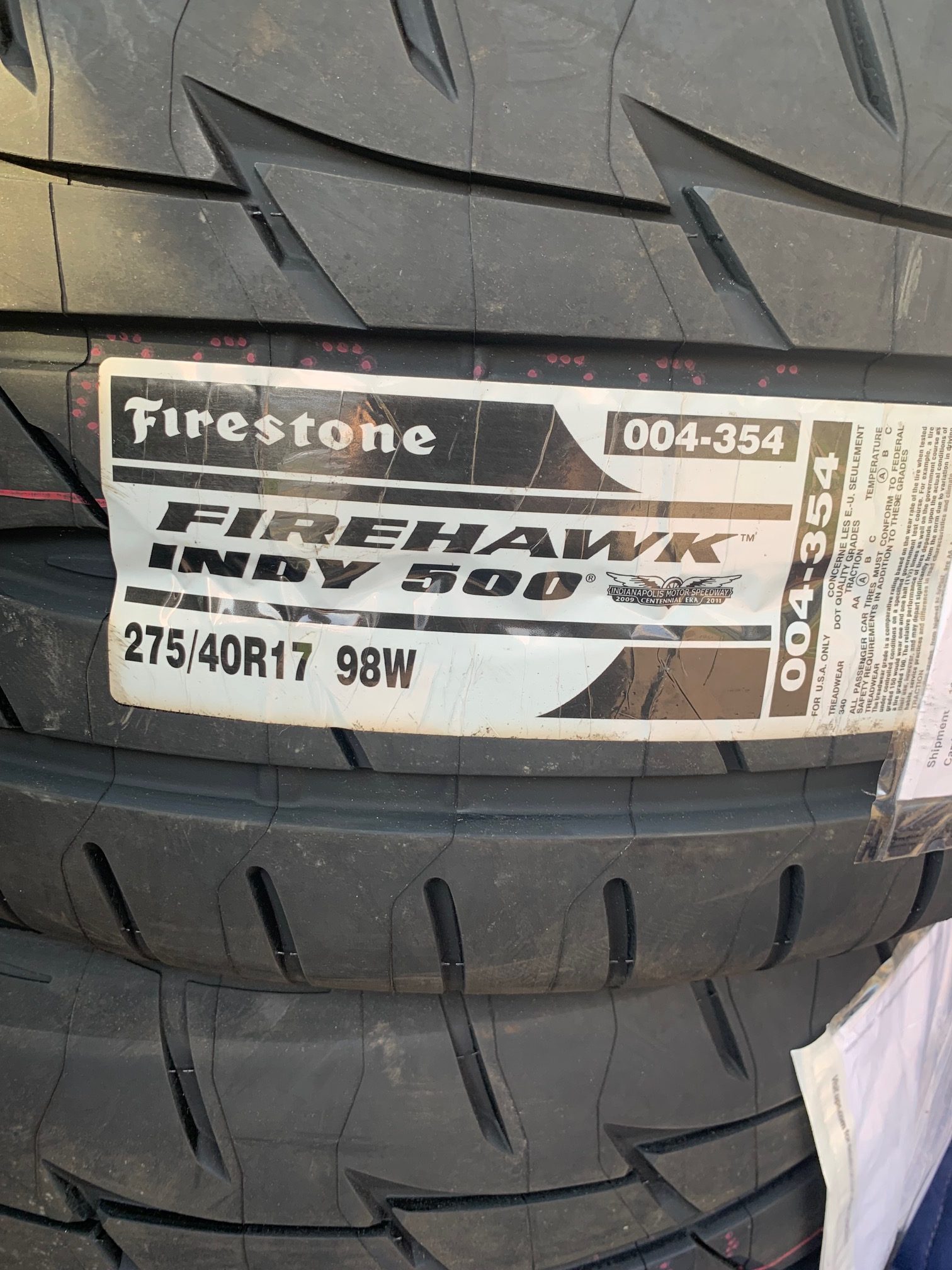 Firestone Firehawk tires