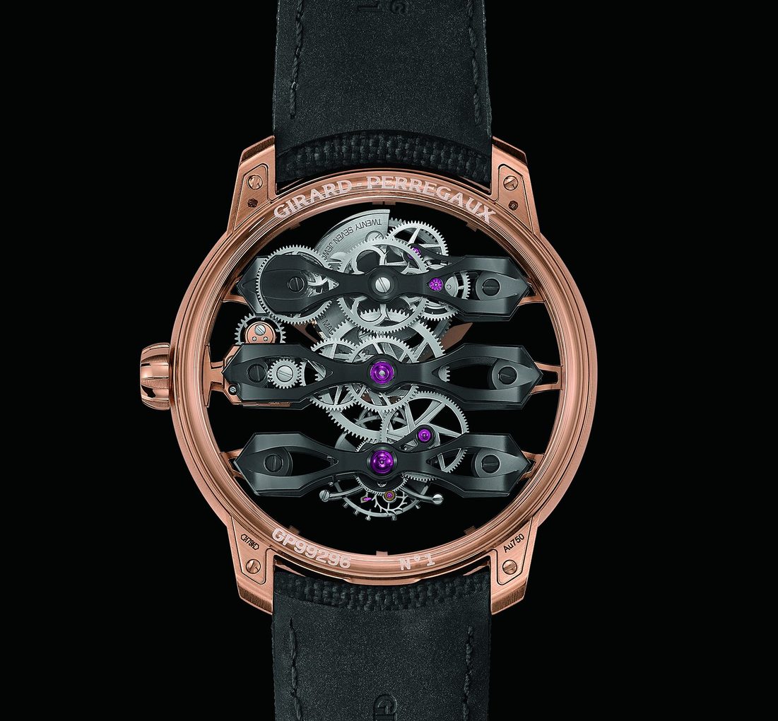 Girard Perregaux caseback on watch