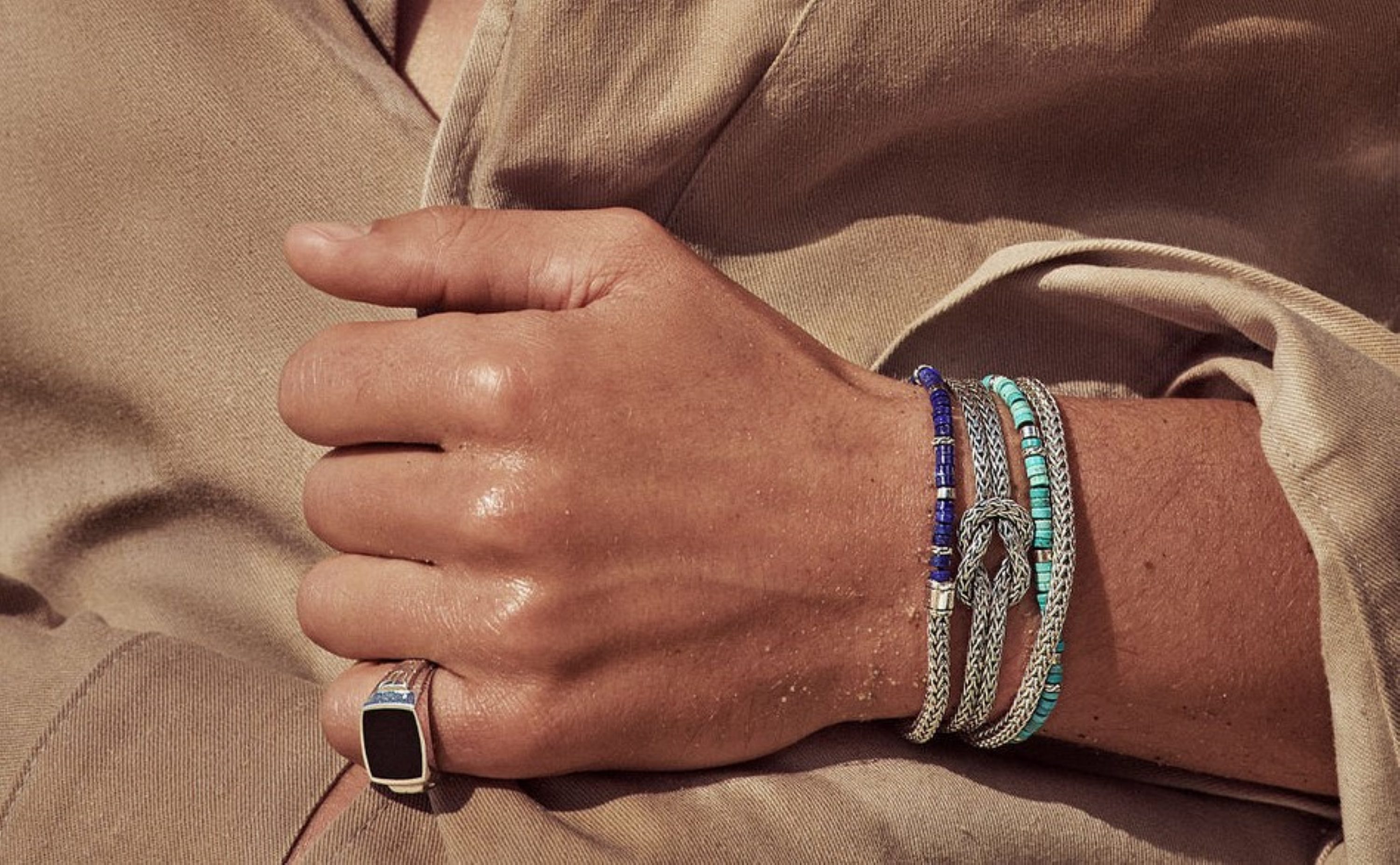 John Hardy bracelet stack