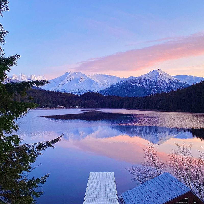 Lake and Mountains, Juneau, Alaska