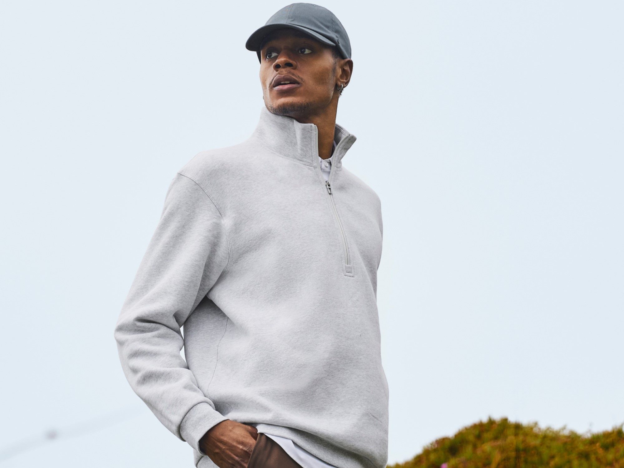 Lululemon gear men's apparel worn casually outdoors