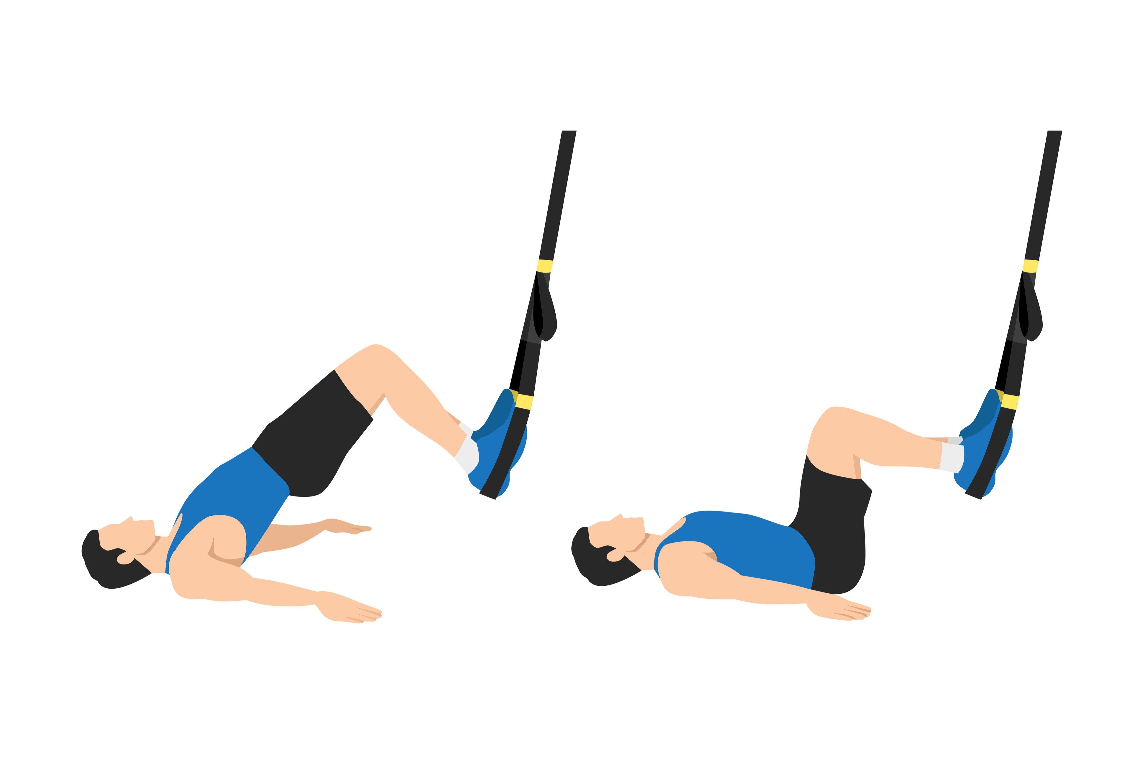 TRX glute bridges.
