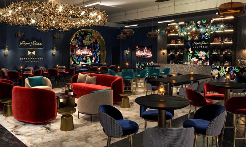 Papi Steak Lounge at the Fontainebleu Las Vegas.