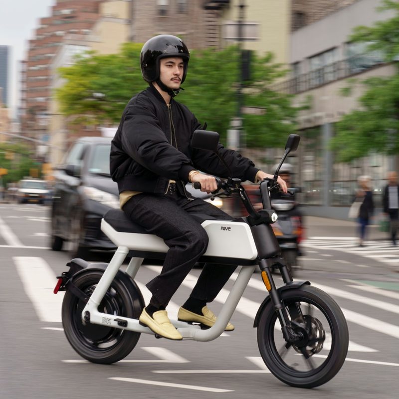 Man riding a Pave bike