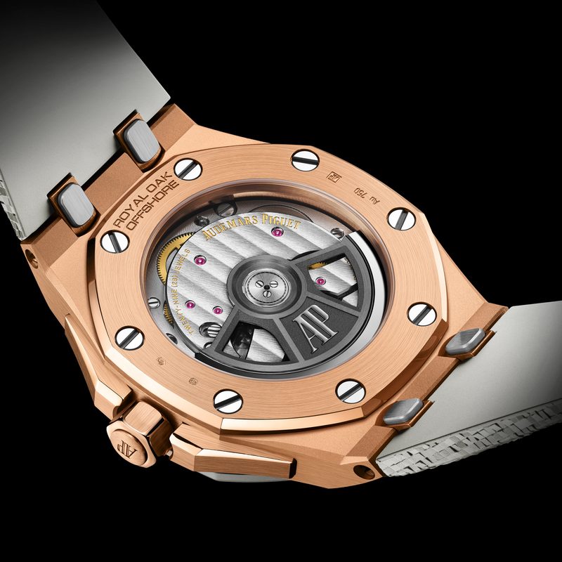 Back case of Audemars Piguet Royal Oak Offshore watch