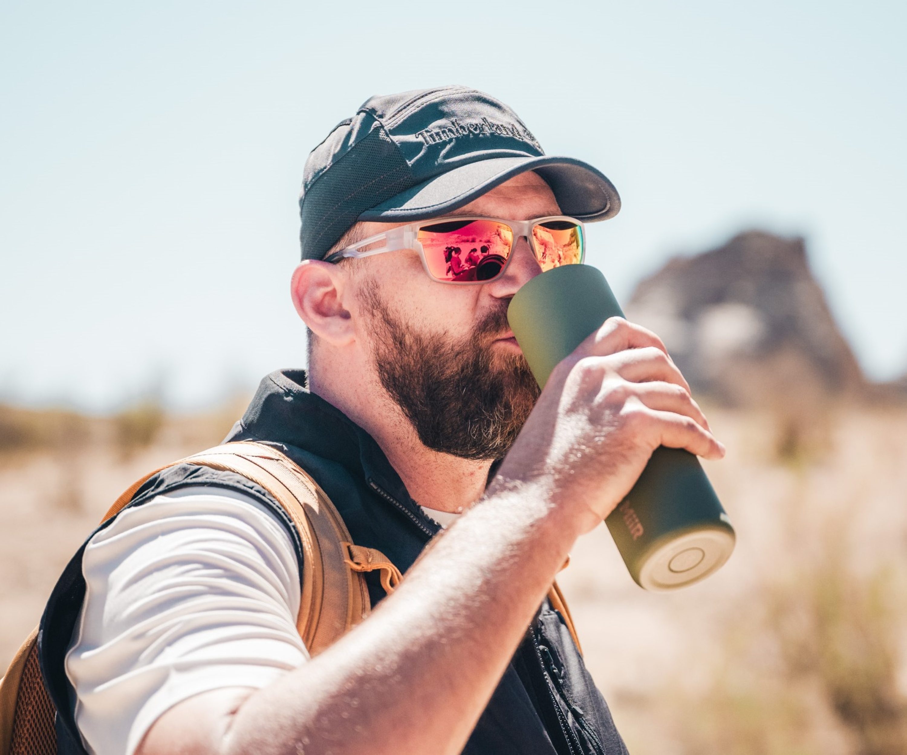 Timberland Sunglasses and hat