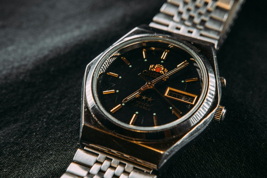 Orient watch with calendar