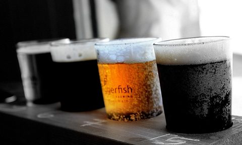 Flight of beer