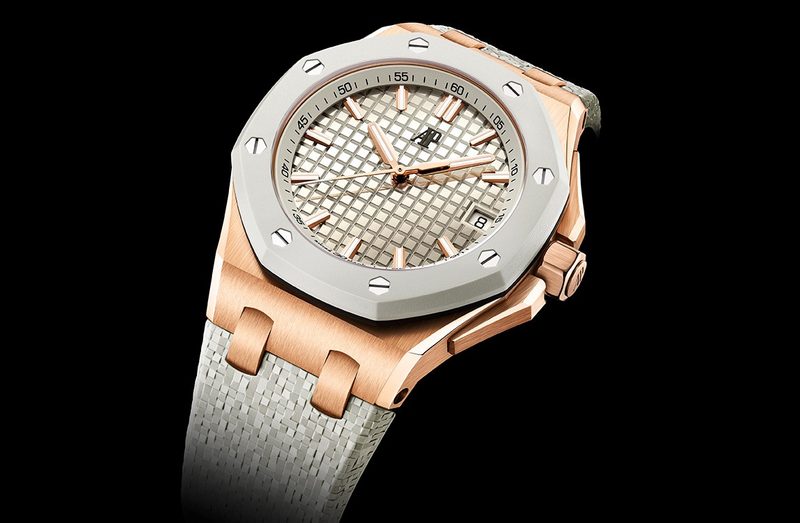 Audemars Piguet pink gold watch