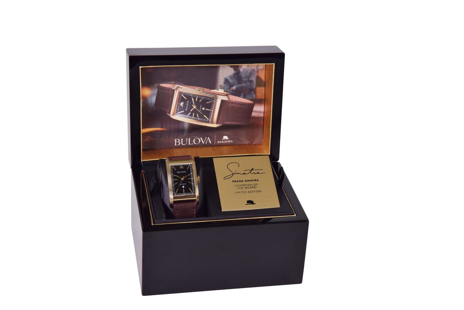 Frank Sinatra and Bulova watch.