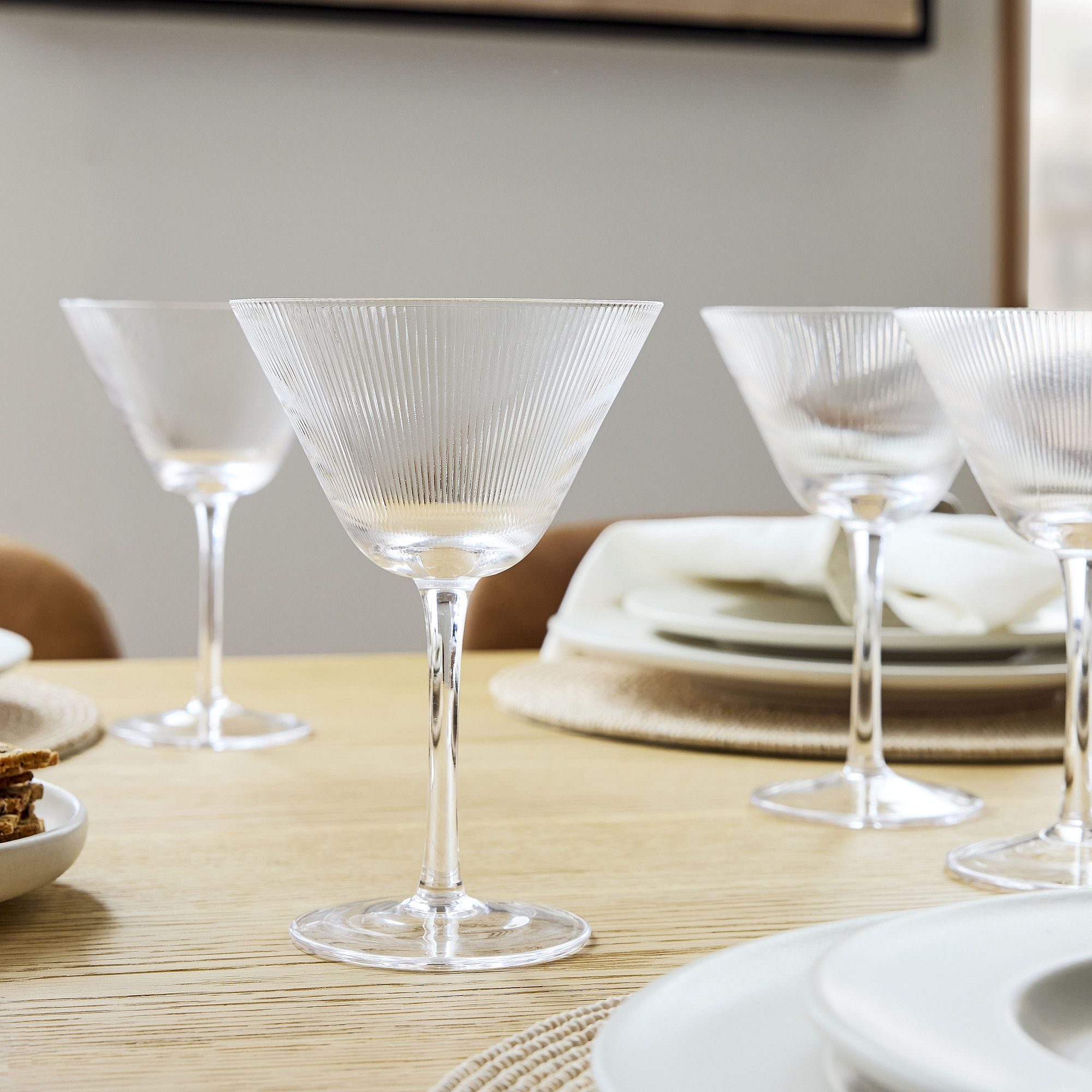 West Elm martini glasses
