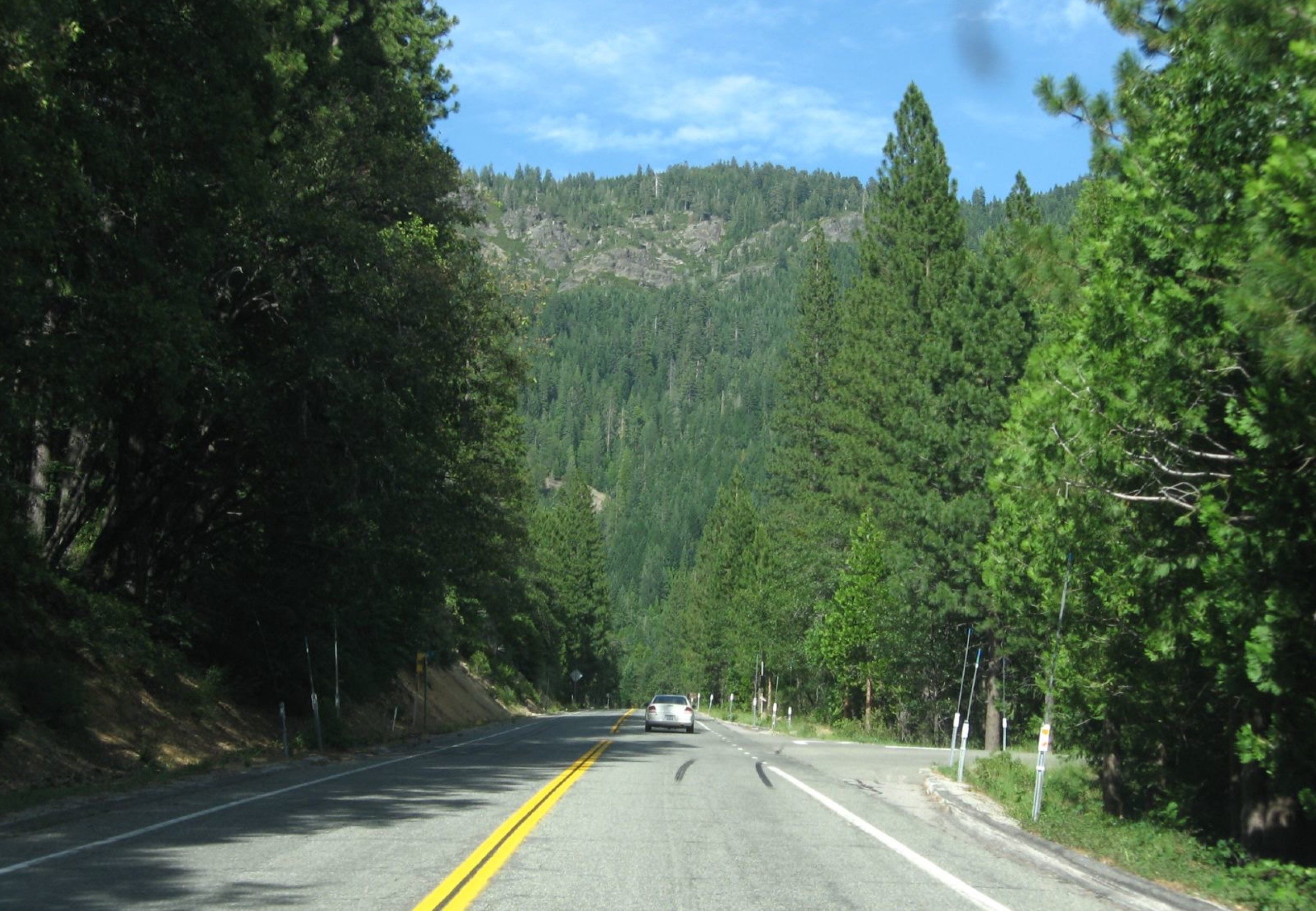 California State Route 49 view from the road