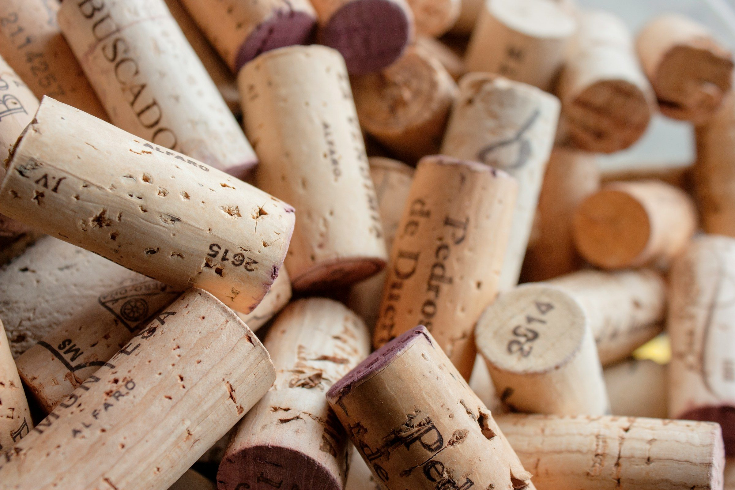 Assorted corks