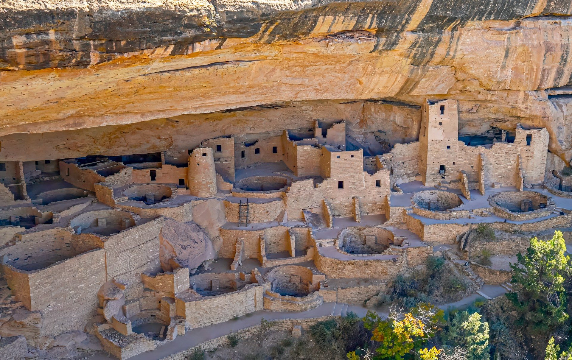 Ancient Cliff Dwellings in the Verde Mesa National Park