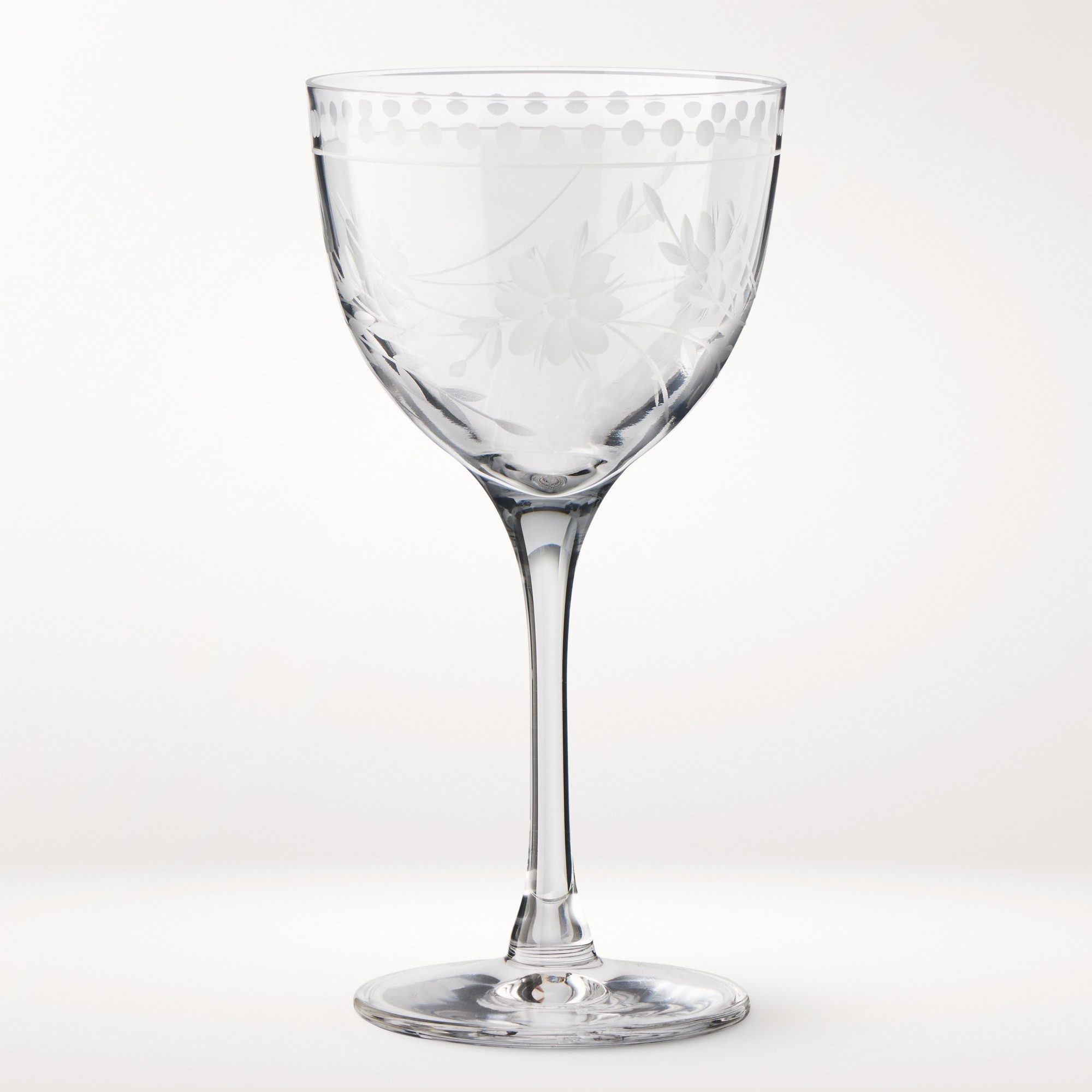 Nick and Nora martini glass