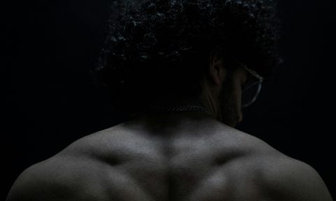 Trap muscles.