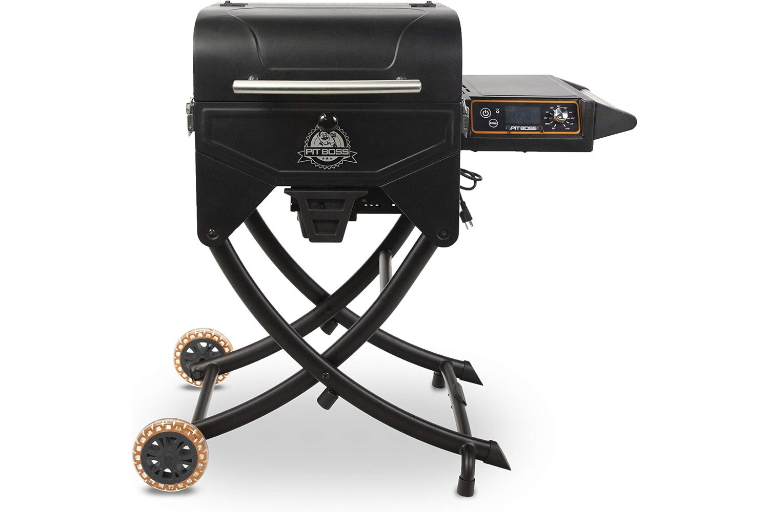 Pit Boss Sportsman Portable Pellet Grill isolated on a plain white background.