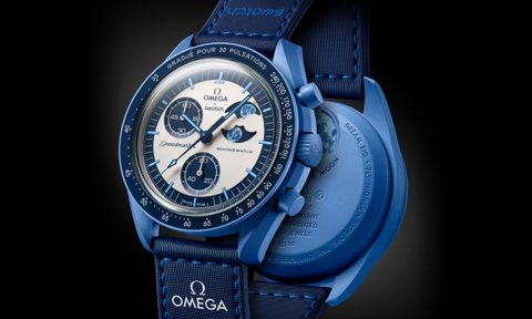 moonswatch blue watch
