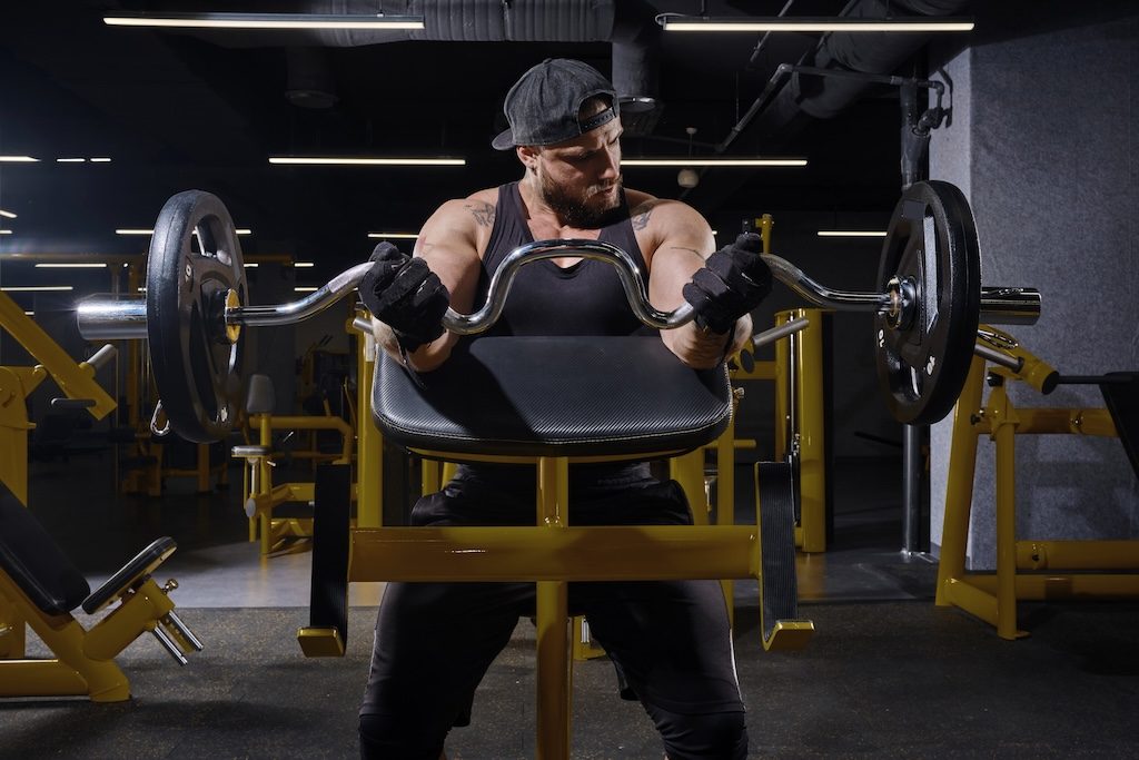 tricep extension machiene