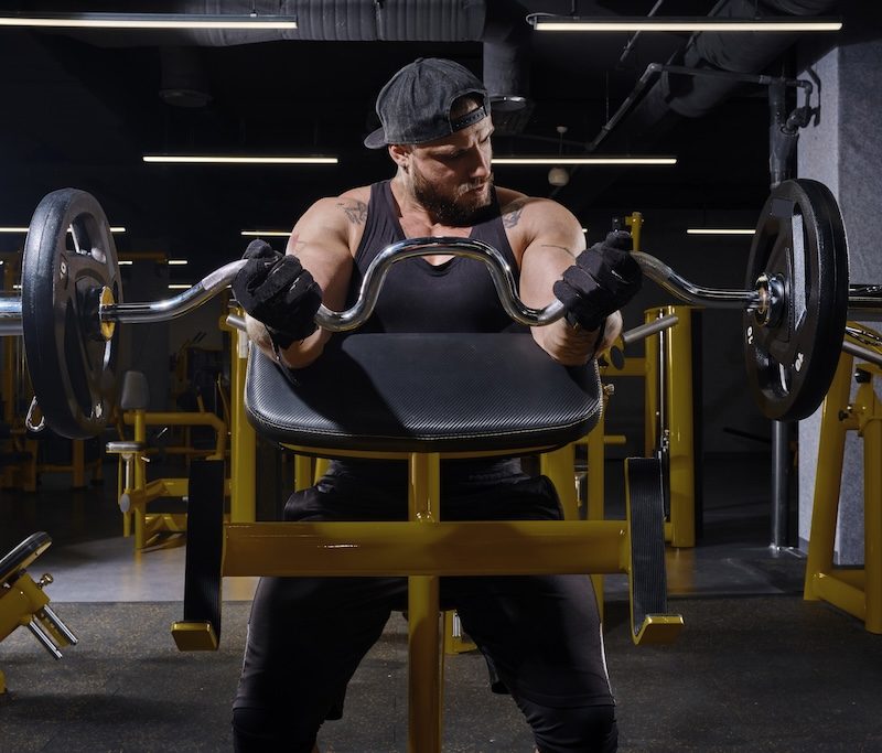 tricep extension machiene