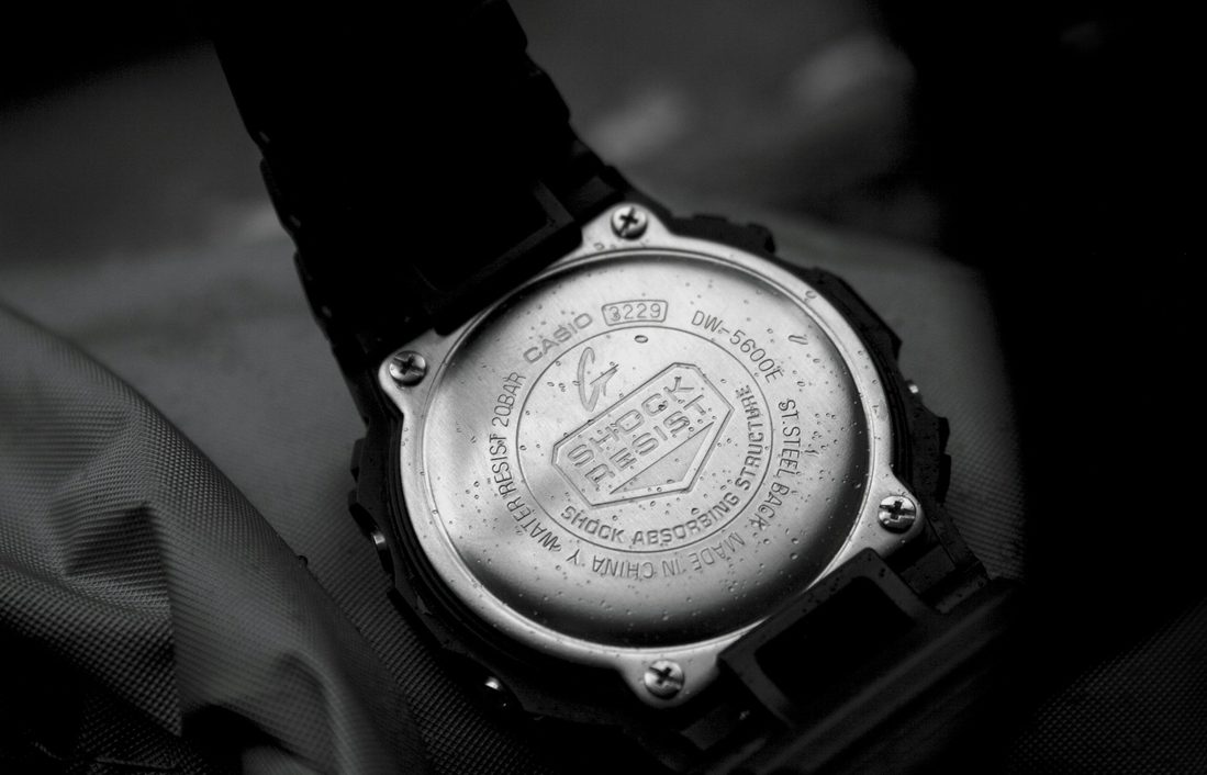 caseback of a watch