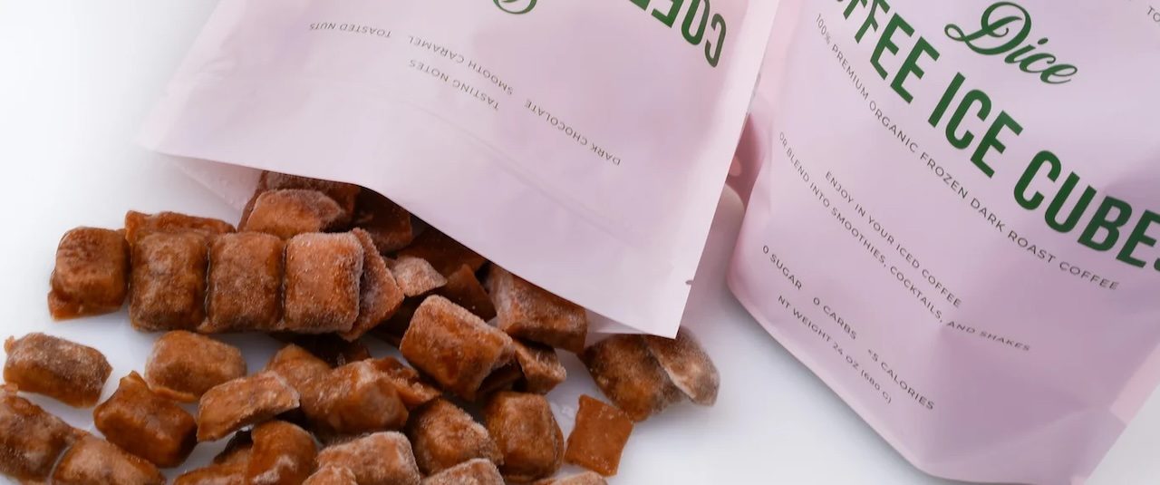 iced coffee cubes