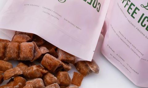 iced coffee cubes